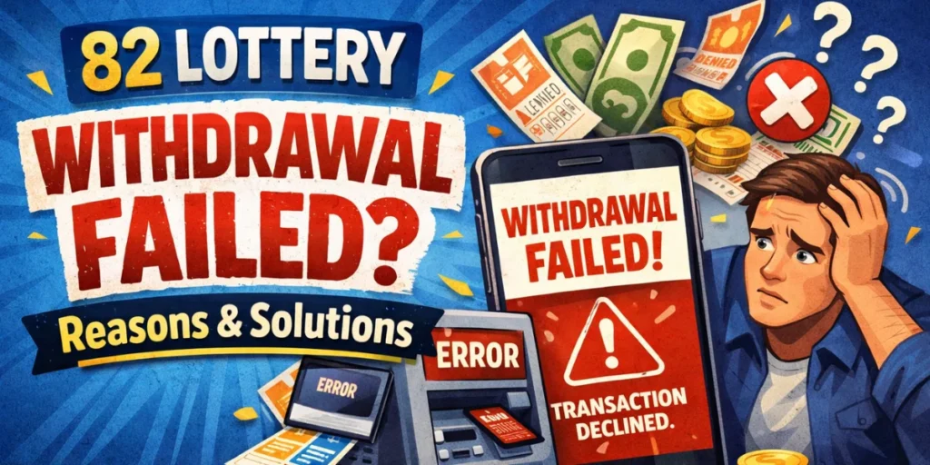 82 Lottery Withdrawal Failed