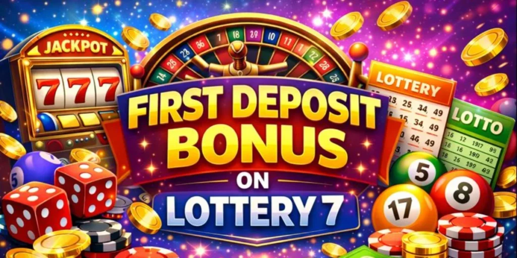 First Deposit Bonus on Lottery 7